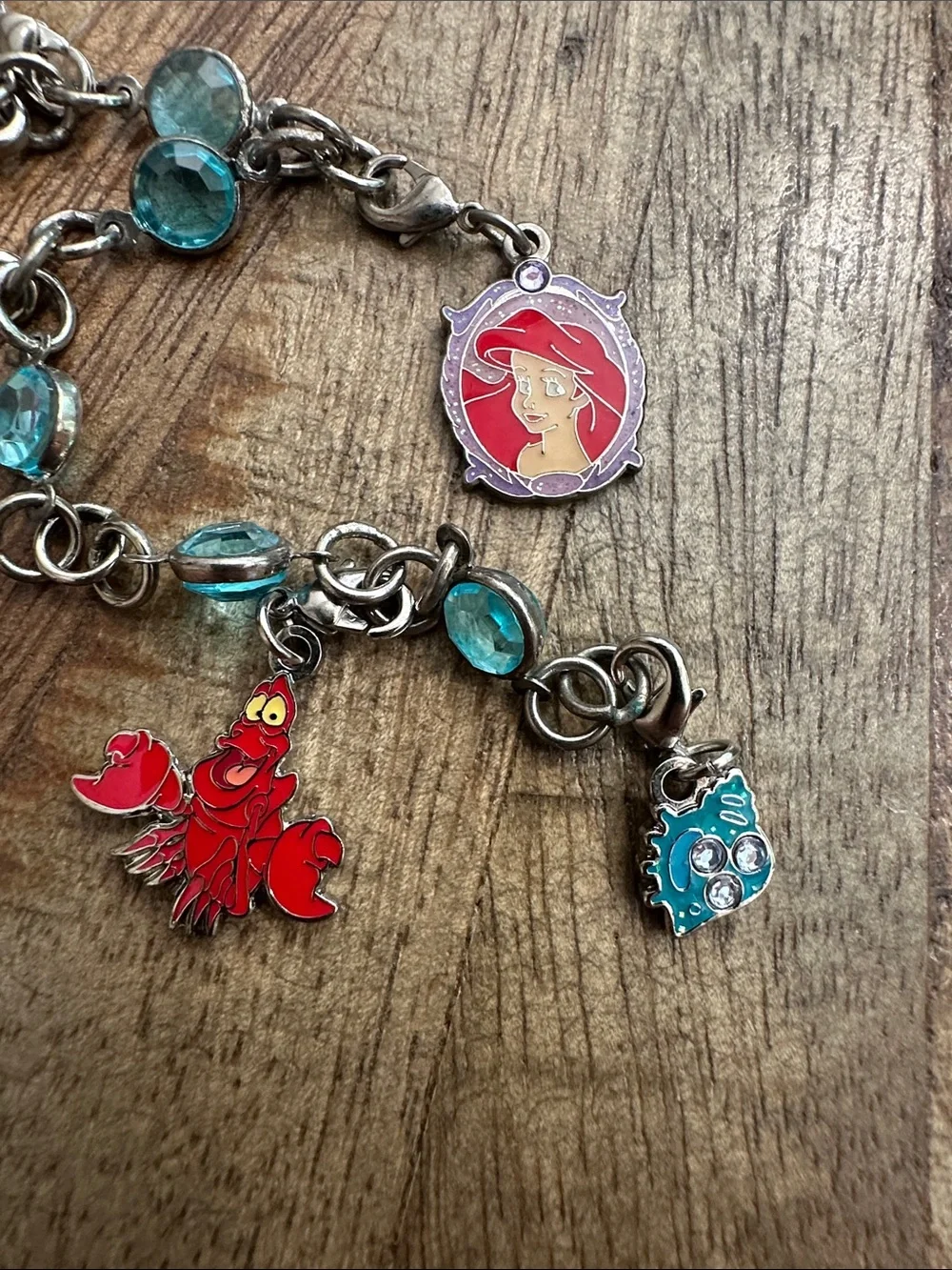 Vintage Little Mermaid Charm Bracelet